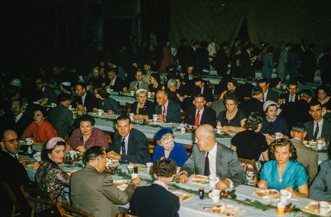 People at a roundtable meeting